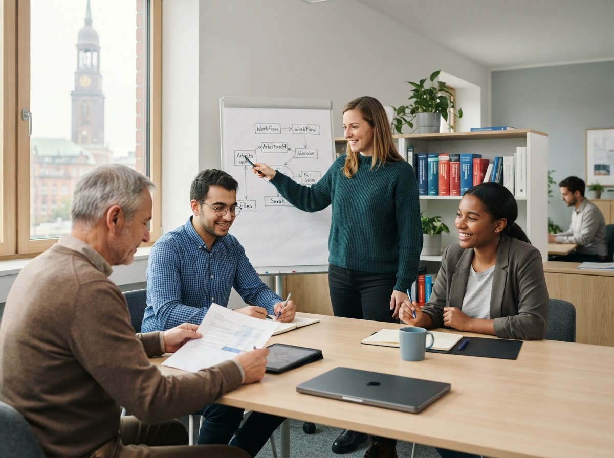 Teilhabenz Team bei der Entwicklung der Analyseplattform
